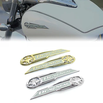 Для мотоцикла Yamaha Dragstar V-Star 400 650 1100, 3D эмблема, значок, наклейка, Наклейка на топливный бак, накладка на бак, Защитная наклейка