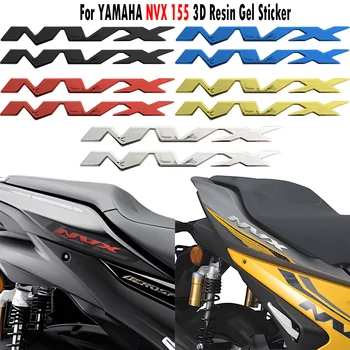 Для YAMAHA NVX 155 Логотип Эмблема 3D Смола Гелевая Наклейка Декор Мотоцикл Мотоцикл Скутер Наклейка На Кузов NVX Аксессуары