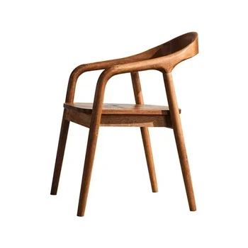 Дизайнерские обеденные стулья в скандинавском стиле, сад, Современный Дизайнерский обеденный стул для спальни, Деревянные ресторанные шезлонги, Salle Manger Мебель для дома