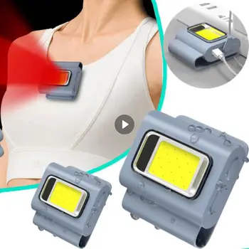 Новые светодиодные ходовые огни Защитный силиконовый зажим для рюкзака Режим ночной ходьбы Портативная Магнитная лампа аварийного освещения