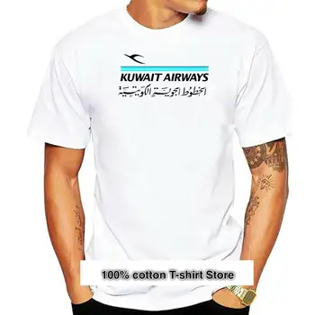 Camiseta con Logo Vintage de la compañía aérea kuwaitana,