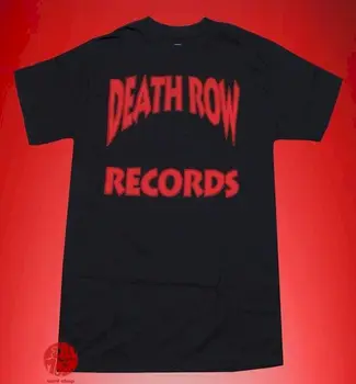 Новая мужская черная винтажная классическая футболка Death Row Records