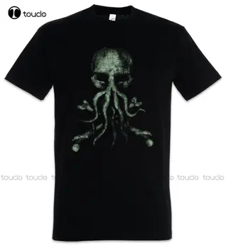 Мужская футболка Cthulhu Bones Wars Horror Arkham H. P. Lovecraft Miskatonic, Белые Футболки, Подарок На Заказ, Футболка С принтом Xs-5Xl, Уличная Одежда