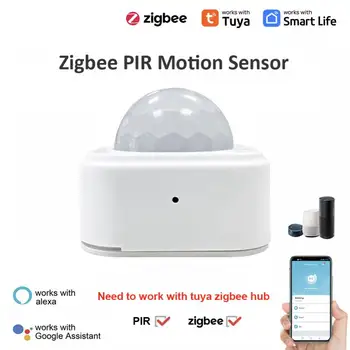 Tuya Zigbee 3.0 Smart PIR Датчик движения Датчик человеческого тела Умный домашний детектор Домашняя безопасность Работа с Tuya Smart Life Gateway