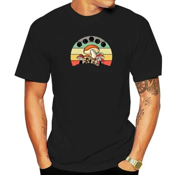 Mushroom Goblincore, Cottagecore, эстетическая мужская футболка, повседневные летние дышащие футболки, мужские футболки оверсайз, с коротким рукавом, для всех математиков