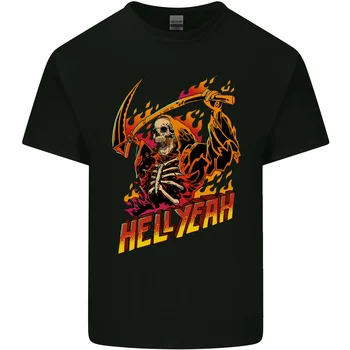 Черт возьми, Да, Grim Reaper Skull Heavy Metal Детская футболка