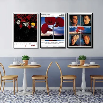 Плакат Певицы Depeches-Mode Kraft Club Bar Бумажный Винтажный Плакат Настенная Художественная Роспись Наклейки Для Кабинета в спальне