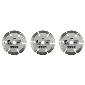 3шт Режущих дисков для угловой шлифовальной машины 3-дюймовый ультратонкий диск для алмазной пилы 75 × 1,6 × 10 мм для аксессуаров для электроинструмента