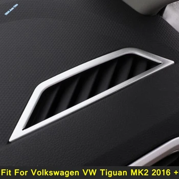 Планки Верхней Крышки Вентиляционного Отверстия На Выходе Кондиционера Передней Приборной Панели Подходят Для Volkswagen VW Tiguan MK2 2016-2021 Аксессуары Для Интерьера