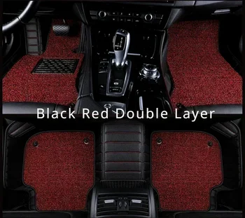 Автомобильный 3D-коврик из искусственной кожи в полоску для Mercedes Benz E Class W211 W212 W213 2019-2023 Детали интерьера, автомобильные аксессуары