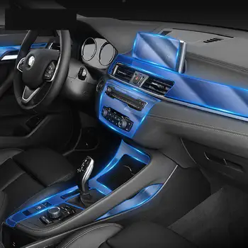 Для BMW F39 F48 X1X2 2016-2020 Интерьер Центральной консоли автомобиля Прозрачная Защитная пленка из ТПУ Против царапин Ремонтная пленка Refit LHD RHD