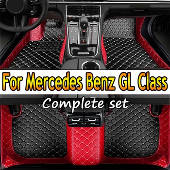 Индивидуальные Автомобильные Коврики из Искусственной Кожи для Mercedes Benz GL Class X164 X166 GLS 6-Местный 7-Местный Интерьер Аксессуары Интерьер