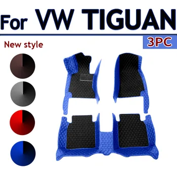Автомобильные коврики для Volkswagen TIGUAN 2009 2010 2011 2012 2013 2014 2015 2016 Пользовательские автоматические накладки для ног автомобильный ковролин