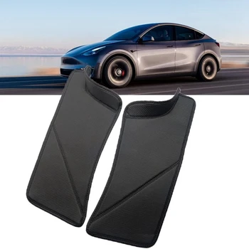 Протектор Порога Задней Двери Автомобиля Для Tesla Модель Y 2022 2023 Анти-Грязный Коврик Для Заднего Сиденья Anti Kick Pad Запчасти Для Автомобилей Модели Y