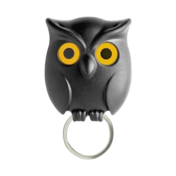 Креативный Магнитный держатель для ключей Owl Night Wall, Магниты Удерживают Брелок для ключей Owl, Который Откроет Глаза Для украшения дома