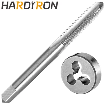 Hardiron M2 X 0,25 Метчик и матрица правая, M2 x 0,25 метчик с машинной резьбой и круглая матрица