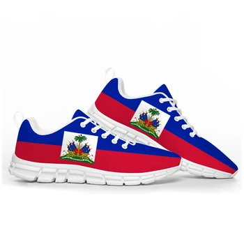 Спортивная обувь с флагом Гаити, Мужская Женская Обувь для подростков, Детские кроссовки, Гаити, Повседневная Высококачественная обувь для пар
