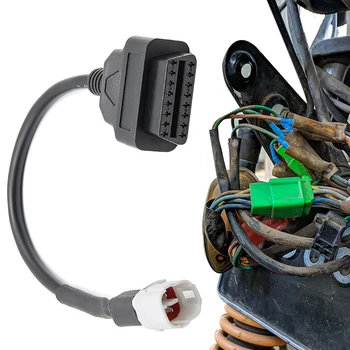 Разъем OBD2, Универсальный адаптер для мотоцикла, 4-контактный штекерный кабель, Провода для указателей поворота мотоцикла, Переходные разъемы, аксессуары