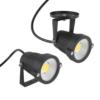 2X COB 3W 12V светодиодный светильник для газона, водонепроницаемый светодиодный прожектор, Садовый светильник, наружный прожектор (без столбов, теплых цветов)