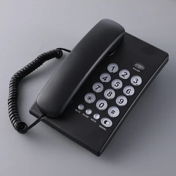 Проводной телефон Настольный домашний телефон Домашний телефон для пожилых людей Встроенный телефон с большой кнопкой для домашнего офиса