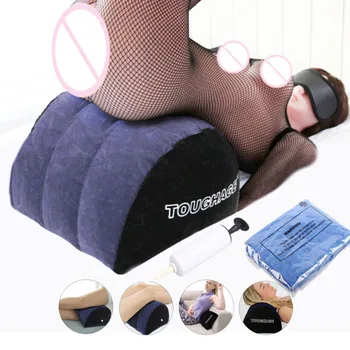 Жесткая подушка в виде полумесяца с креплением для позирования для секса Для женщин, Многофункциональная поддерживающая полукруглая подушка для секса, мебель для секса