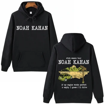 Толстовка Noah Kahan Stich Season Tour с капюшоном, мужские и женские пуловеры в стиле харадзюку, топы, подарок для поклонников уличной одежды