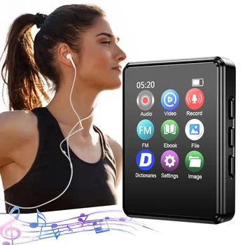 1,8-дюймовый Сенсорный Экран Bluetooth MP3-Плеер Мини-Портативные Музыкальные Плееры MP3 Walkman С Электронной Книгой, Записью fm-Радио, MP4-Плеером
