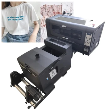 Низкая цена 30-Сантиметровый Текстильный Серводвигатель Flex Digital T-shirt Agitator Xp600 EPS CMYK Белый Струйный Dtf-принтер прямого печати на пленку