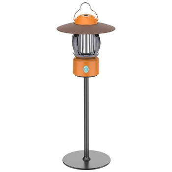 Ретро Подвесной светильник Уличная подвесная лампа для палатки Фонарик Многофункциональное перезаряжаемое освещение