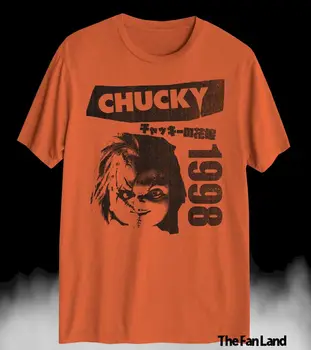 Новая мужская футболка Chucky Japanese Child's Play 1998 на Хэллоуин в винтажном стиле ретро