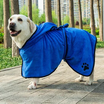 Модный настраиваемый халат для домашних животных, впитывающее и быстросохнущее банное полотенце, принадлежности для чистки домашних животных из ультратонкого волокна, аксессуары для домашних животных