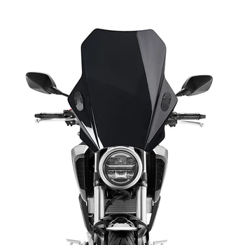 Для Honda CB125R CB150R CB250R CB300R 2018-23универсальный Мотоцикл Лобовое Стекло Стеклянная Крышка Экран Дефлектор Аксессуары Для мотоциклов