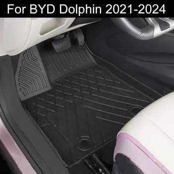 Для BYD Dolphin 2021-2023 Автомобильные коврики, водонепроницаемая нескользящая накладка для ног, Подкладка для пола Four Seasons LHD RHD Автомобильные аксессуары Для BYD Dolphin 2021-2023 Автомобильные коврики, водонепроницаемая нескользящая накладка для ног, Подкладка для пола Four Seasons LHD RHD Автомобильные аксессуары 1