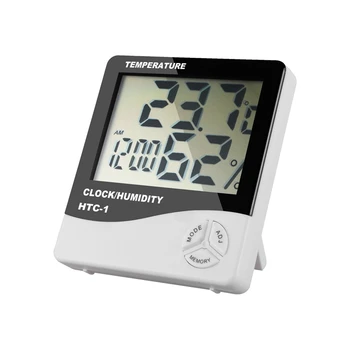 2X цифровой ЖК-комнатный электронный измеритель температуры и влажности, термометр-гигрометр, метеостанция, будильник. 2X цифровой ЖК-комнатный электронный измеритель температуры и влажности, термометр-гигрометр, метеостанция, будильник. 3